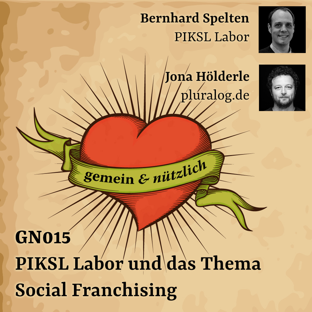 Cover Podcast-Episode 15 mit Bernhard vom Piksl-Labour